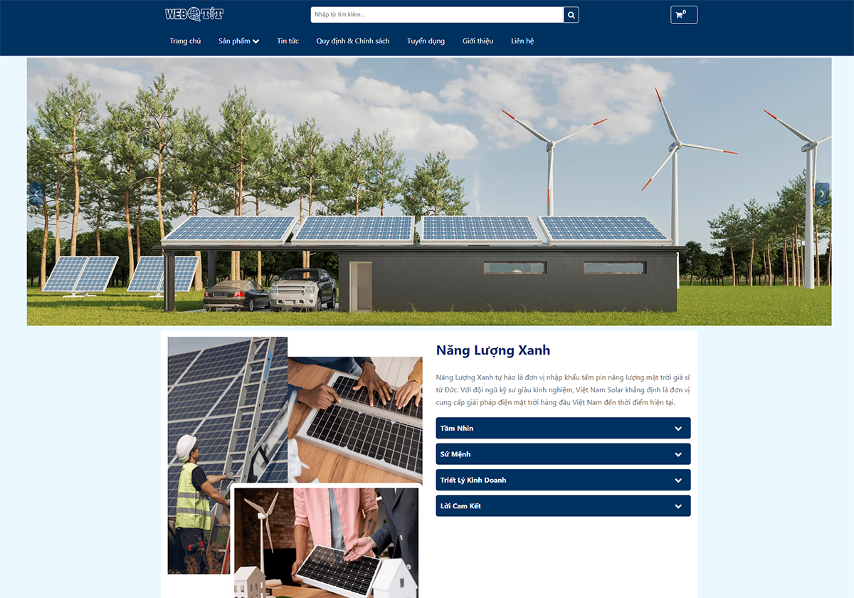 Mẫu website đa năng 2